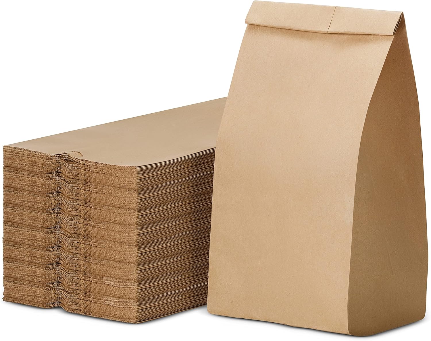 Culinware Kraft Paper Bags - Durable Brown Snack and Lunch Bags