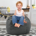 Hobestluk 2.5ft Bean Bag Chair - Memory Foam Comfort for Kids Home
