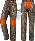 NEW VIEW Women Camo Heated Pants with 10000mAh Battery Pack - Warm