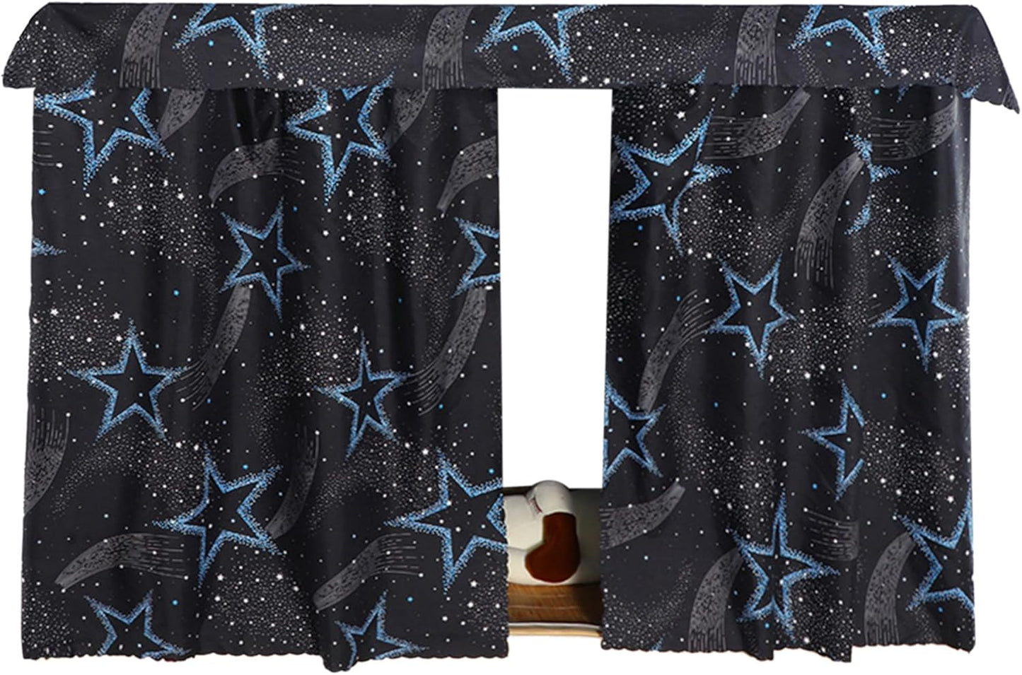 Dustproof Privacy Drapes for Twin Bunk Bed 