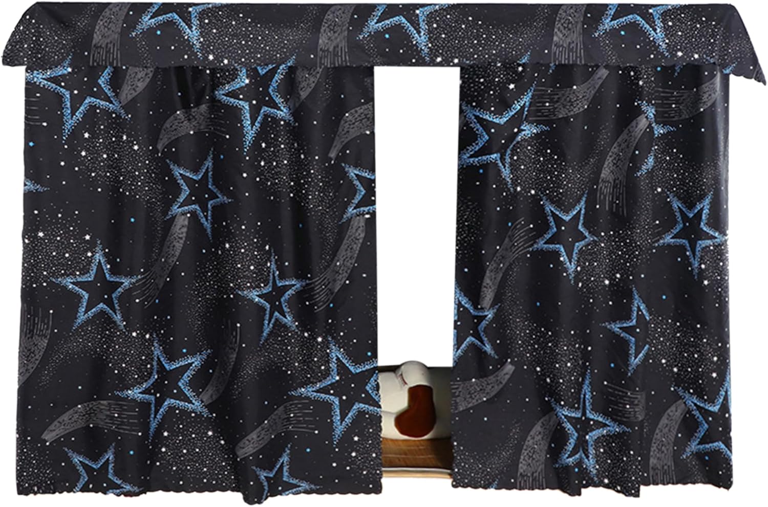 Dustproof Privacy Drapes for Twin Bunk Bed 
