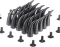 RUBYCA 500 Sets 21mm Black Gunmetal Cat Claw Studs and Spikes - DIY