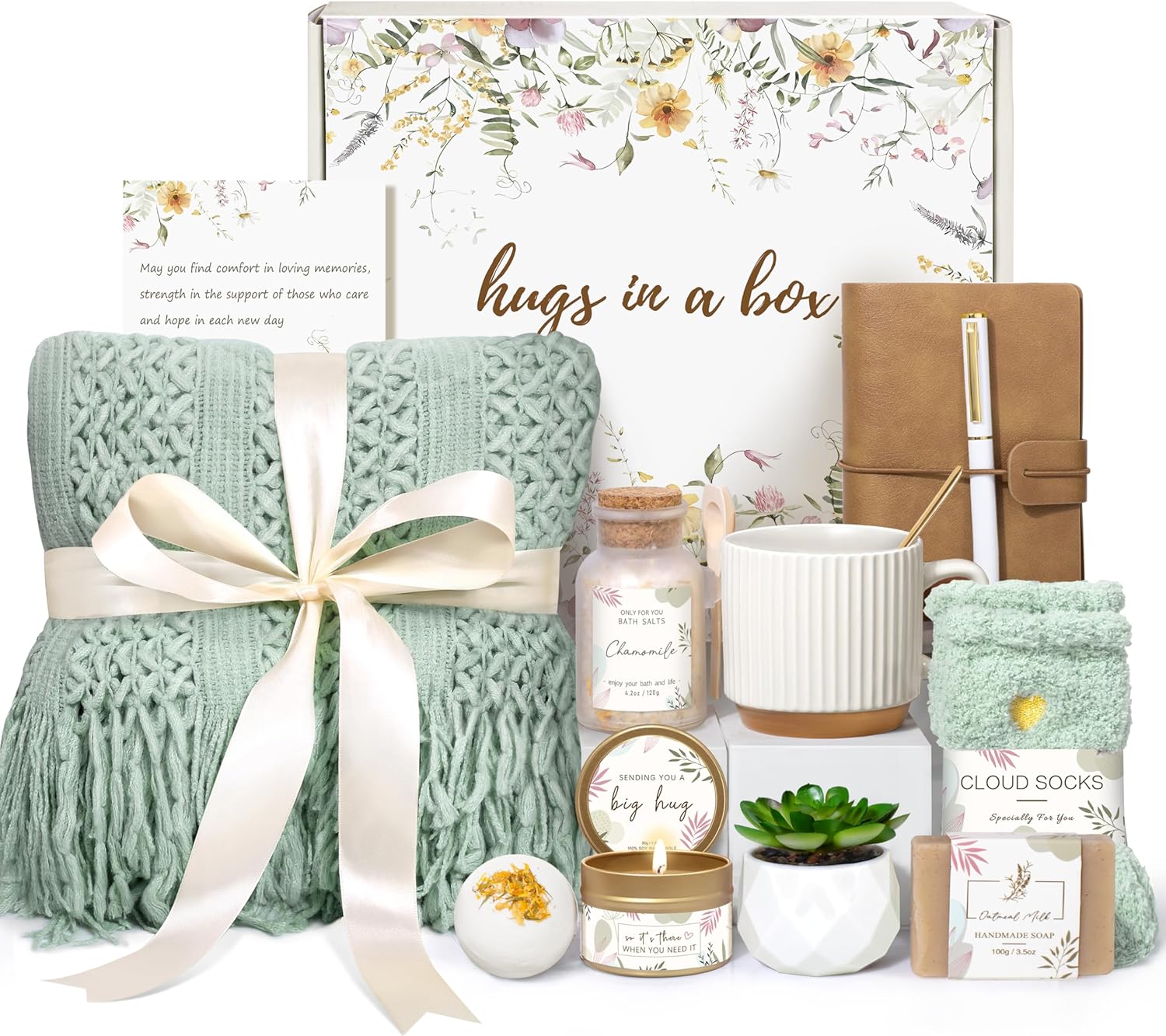Get Well Soon Self Care Package Box for Women - Thoughtful Gift