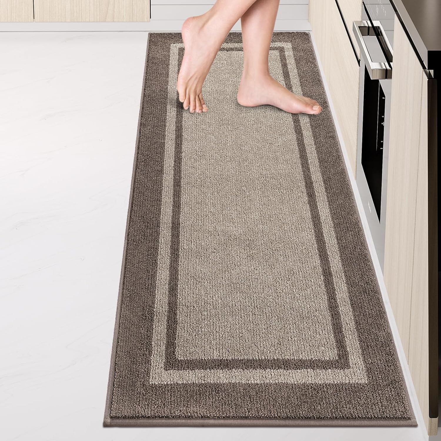 Kitchen Rugs 24in x 84in by anllugs - Non-Slip Comfort