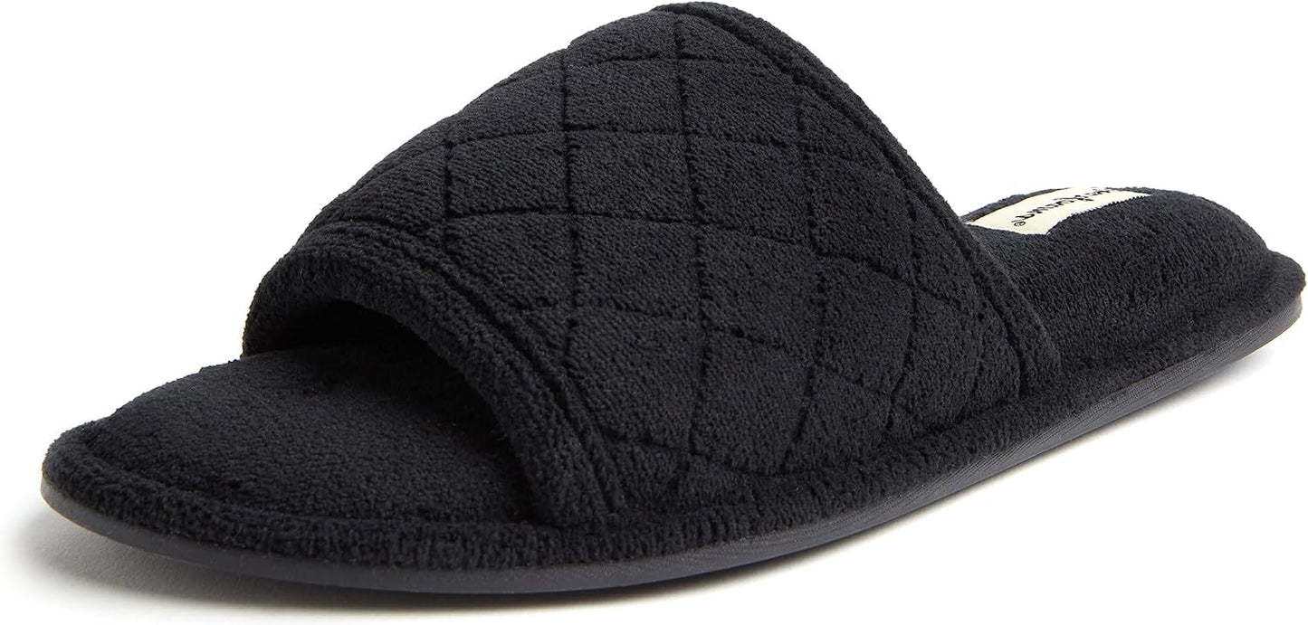 Dearfoams Women's Beatrice Side Gore Slide Slipper Review