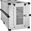 Heavy Duty Fully Collapsible Aluminum Dog Crate for Large Dogs