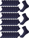 Bulk Mens Socks for Homeless - 100 Pairs Moisture Wicking