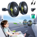 Rechargeable Car Backseat Fan - Keep Kids Cool on the Go!