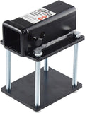 TOPTOW RV Bumper Hitch Receiver 2 in Receiver - Bike & Cargo Adapter