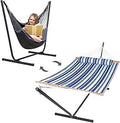 2-in-1 Convertible Hammock and Stand - Dual Hammock or Hammock Chair