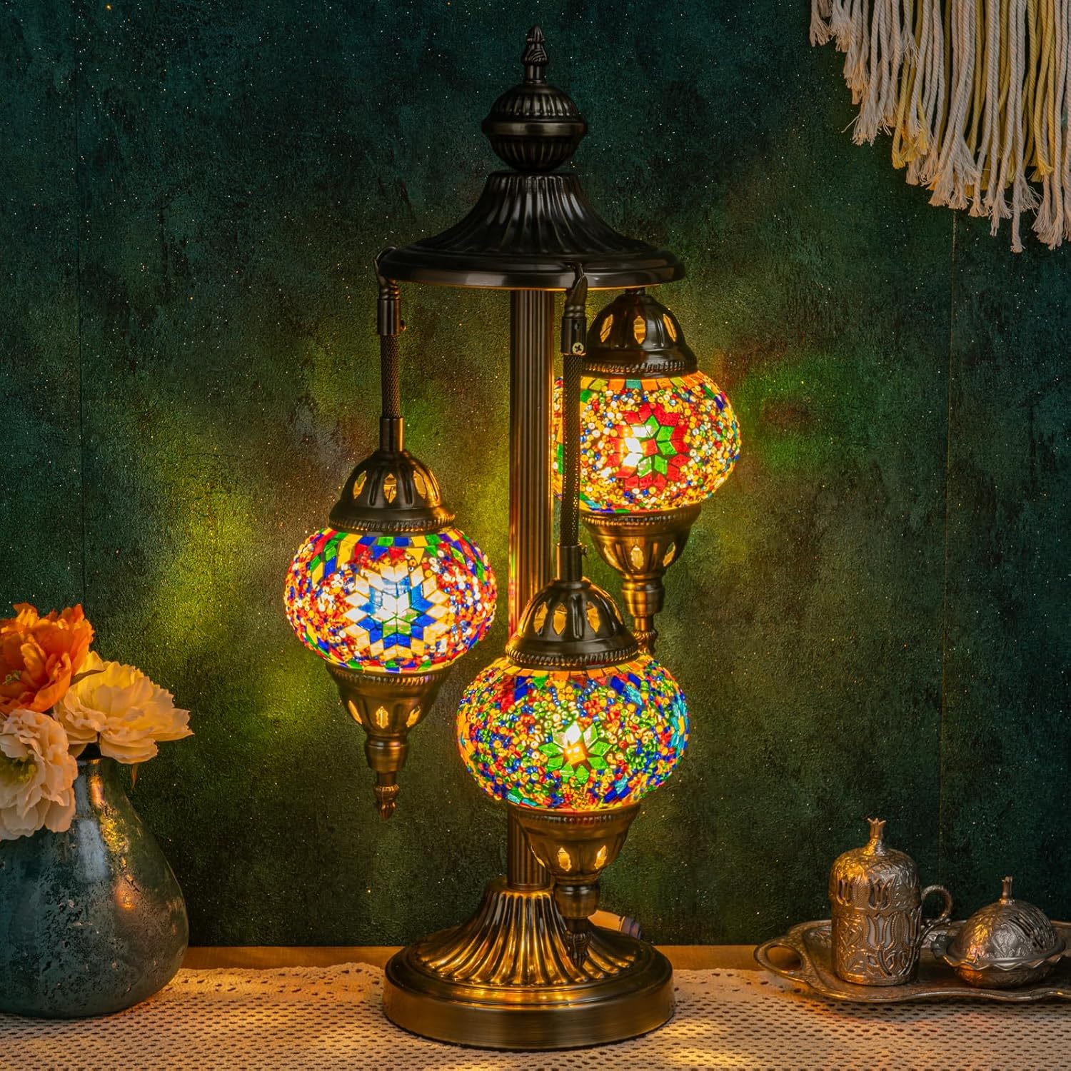Marrakech Turkish Lamp 3 Globes Moroccan Table Lamp Review