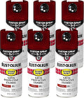 Rust-Oleum Stops Rust Custom Spray 5-in-1 Satin Brick Red - 6 Pack