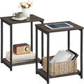 VASAGLE Set of 2 Side Tables for Living Room and Bedroom Decor