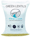 Green Lentils 25 lbs - Quick Cooking Non-GMO Pantry Staple