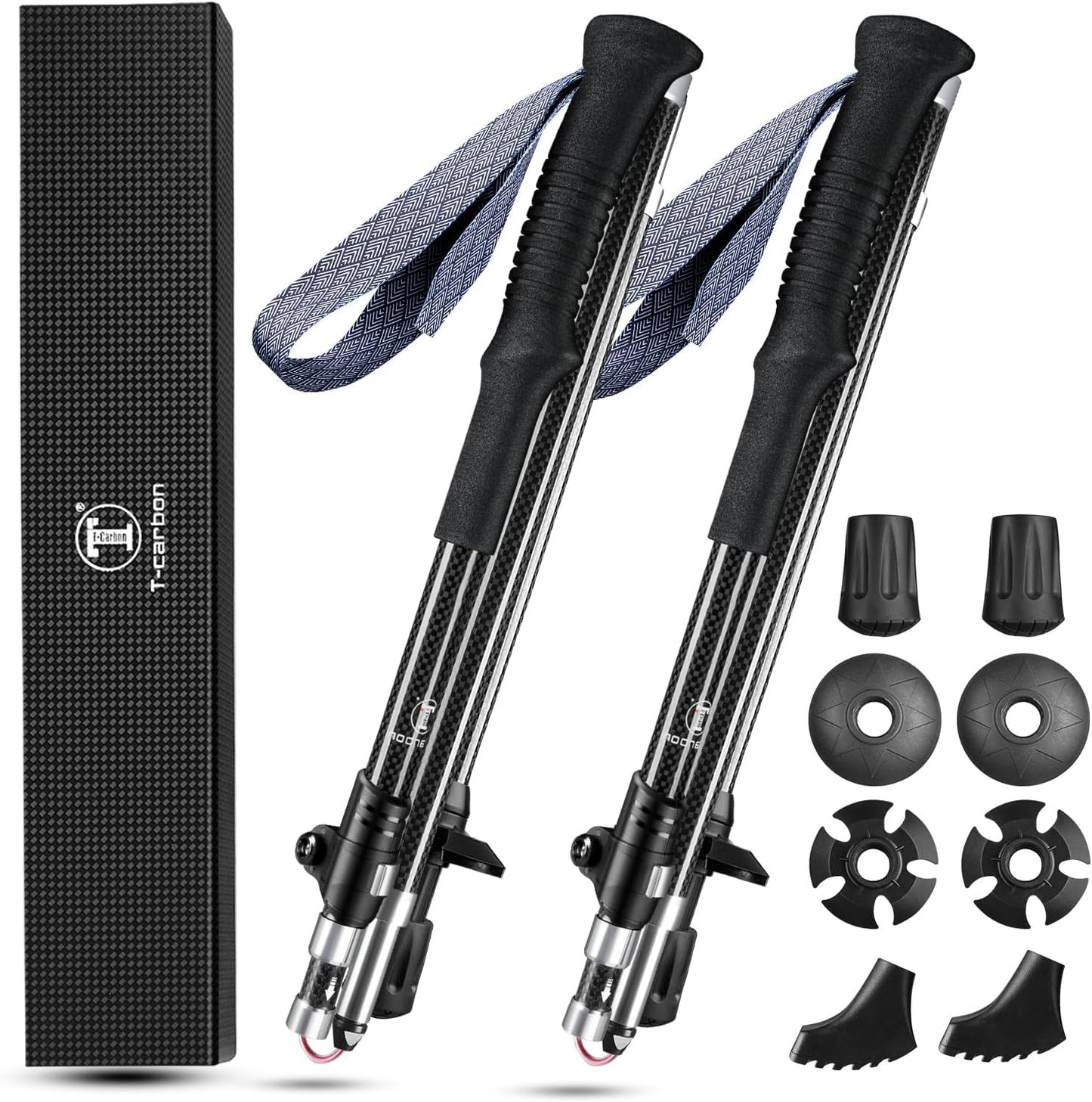 Ultra Durable Carbon Hiking Poles for Backpacking - T-Carbon