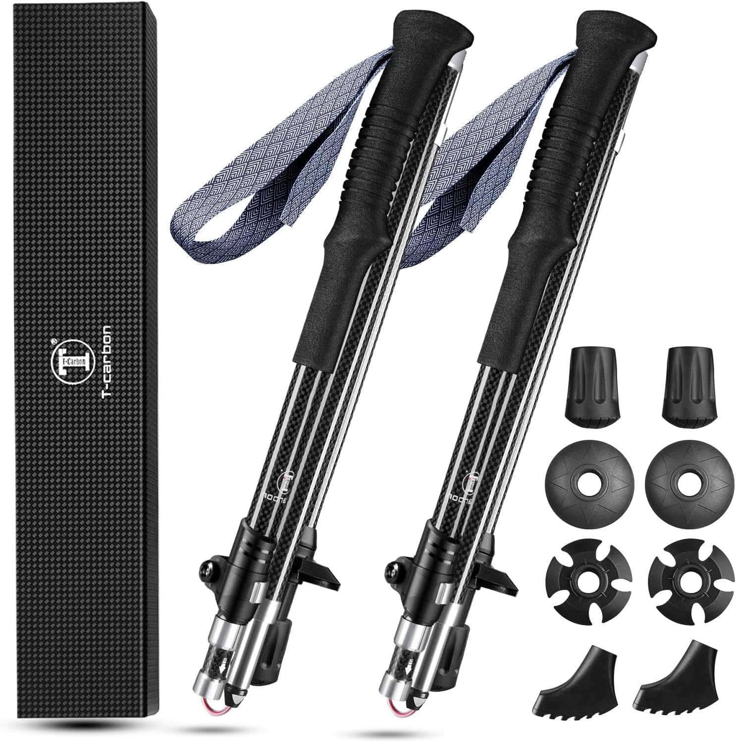 Ultra Durable Carbon Hiking Poles for Backpacking - T-Carbon