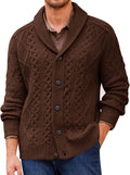 Warm Shawl Collar Cardigan Sweater for Men Perfect for Winter Wear