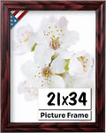 Cherry 21x34 Picture Frame.75 in Wide - Classic Cherry Finish