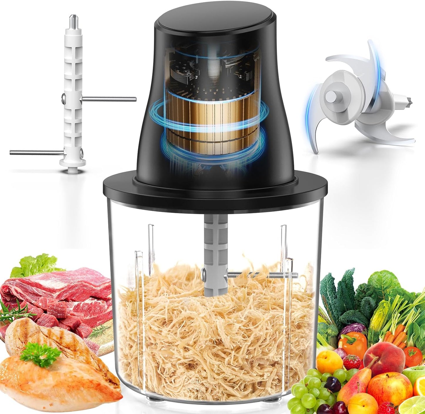 Electric Chicken Shredder Tool for Quick and Easy Meal Prep