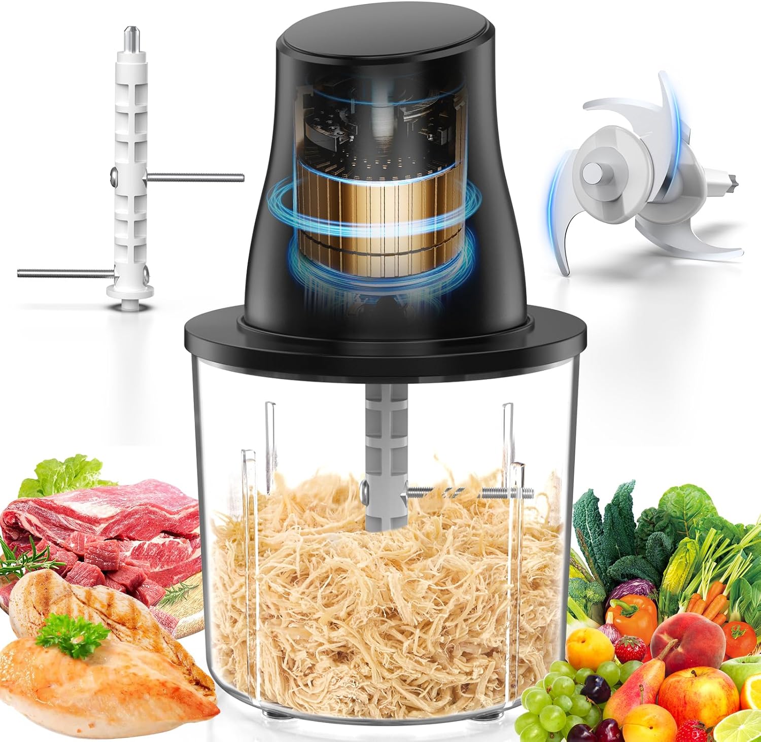 Electric Chicken Shredder Tool for Quick and Easy Meal Prep