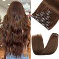 Clip in Hair Extensions Real Human Hair 18in 150g - Instant Volume