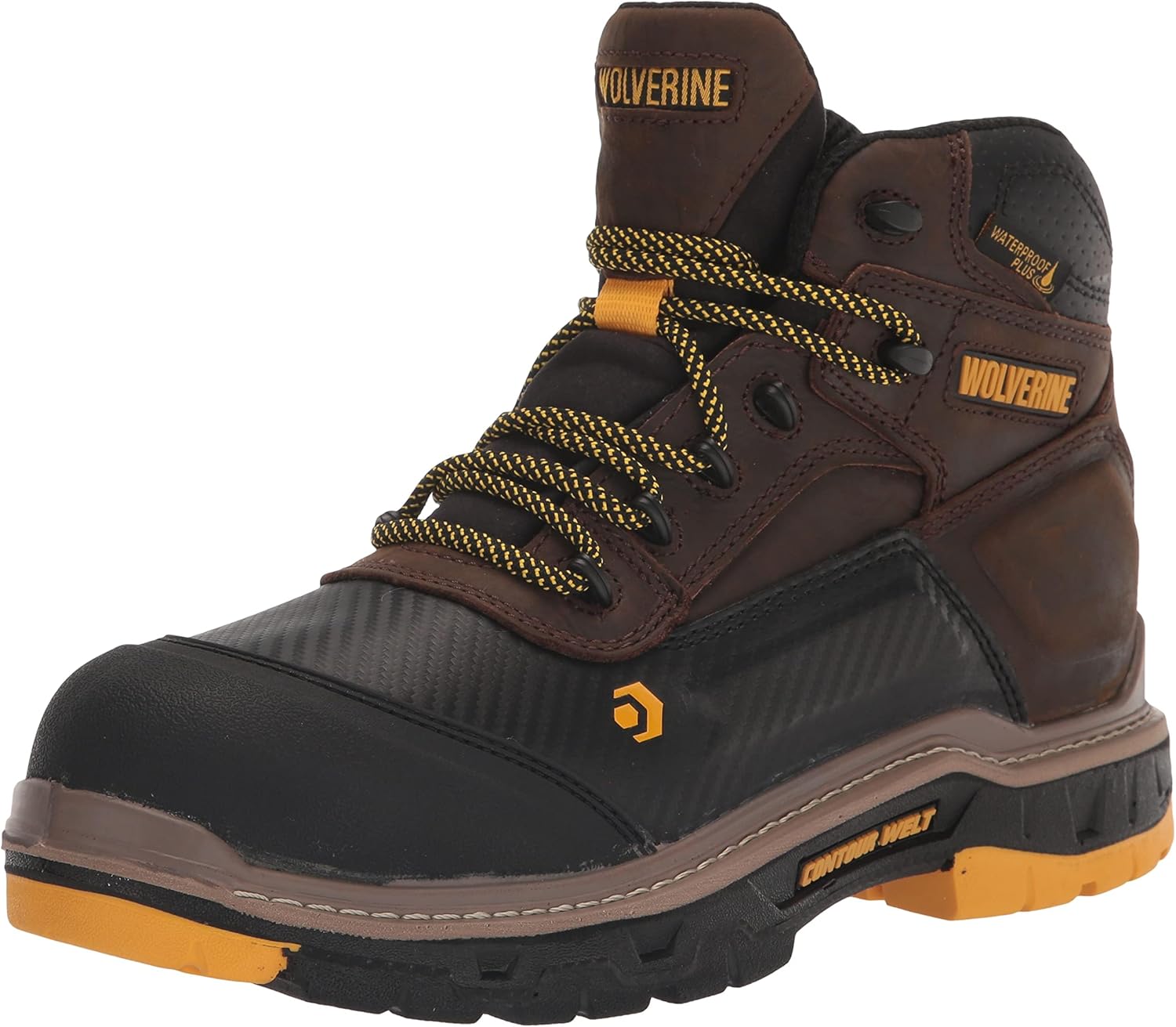 Wolverine Men's Overpass Waterproof Work Boots for Comfort