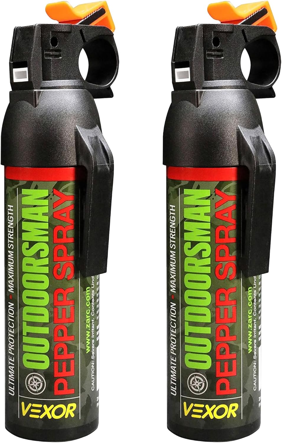 VEXOR Outdoorsman Pepper Spray 2-Pack for Ultimate Protection