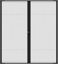 LARSON Brisa Double Black Retractable Screen Door - Smooth EZ-Glide