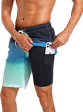difficort Mens Swim Trunks with Compression Liner - Quick (Style 7ZT8)