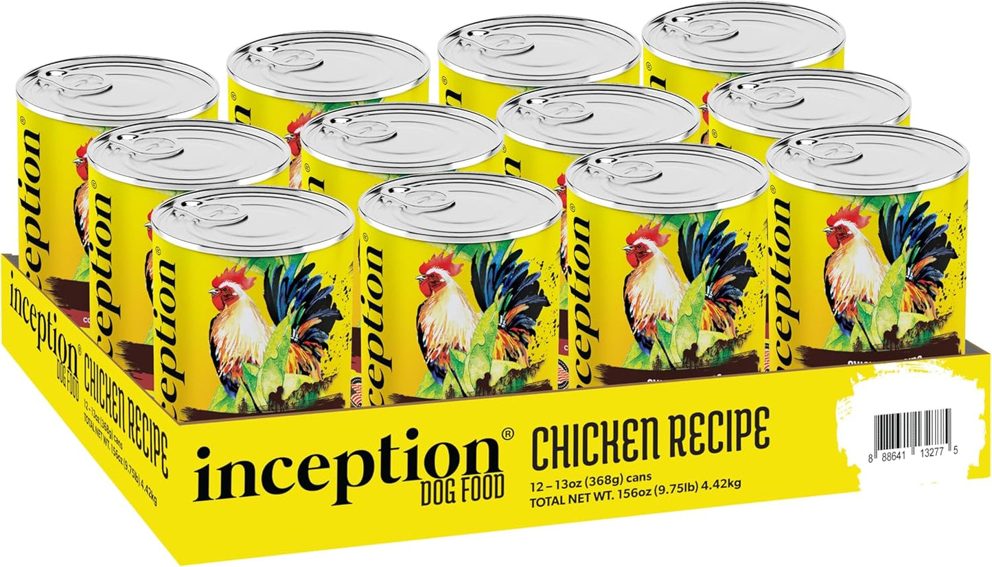 Inception Wet Dog Food Chicken Recipe - Protein First Nutrition