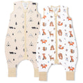 Mama Cheetah Toddler Sleep Sack with Feet 2T - Breathable 0.5 TOG Baby