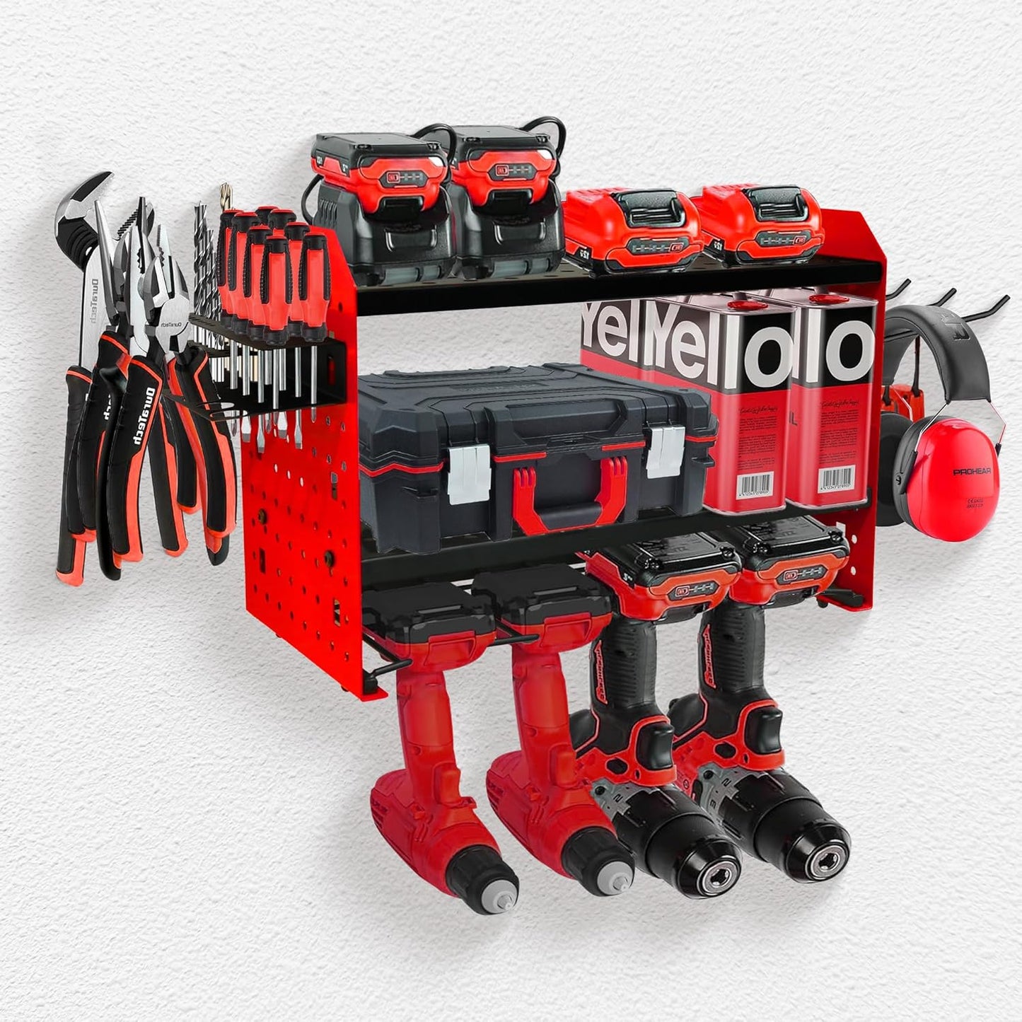 Ultimate Garage Drill Organizer by Quibbay