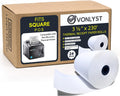 Receipt Paper Roll 3 1/8 x 230 for Square Register - Pack 24