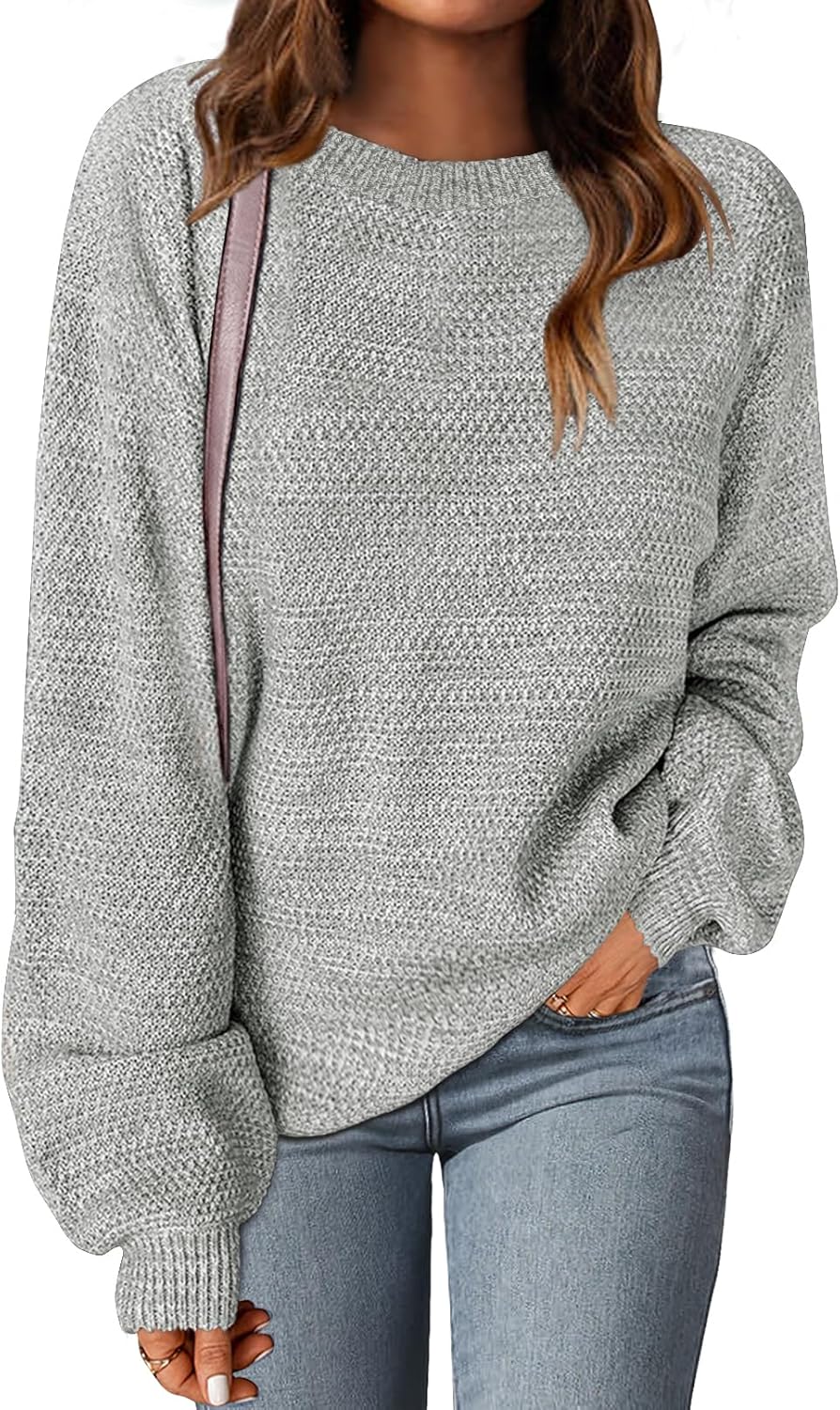 Trendy Oversized Pullover Sweater for Women by MEROKEETY