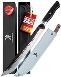Kitchen perfection 12 in Handmade Brisket Knife - Razor Slicing