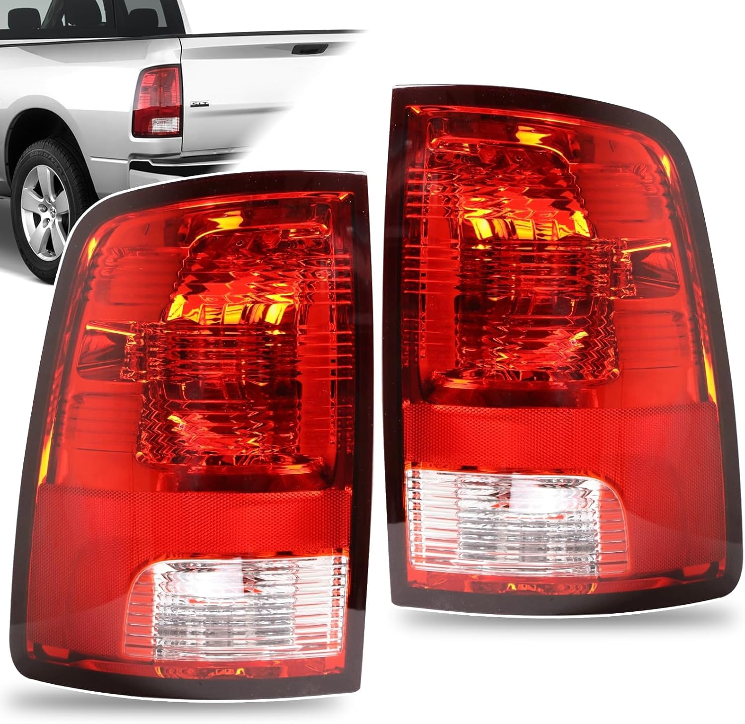 Tail Lights Compatible With Dodge Ram 1500 2500 3500 2009-2018