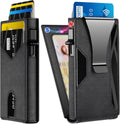 Wallet for Men Slim RFID Blocking Metal Smart Pop-Up Credit Card