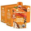 Happy Baby Savory Blends Stage 3 Baby Food Puree - Protein & Veggies