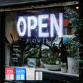LED Open Signs for Business 40in x14in - Dimmable Large Light Up Sign