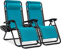 Best Choice Products Adjustable Zero Gravity Lounge Chairs - Set of 2