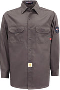 BOCOMAL FR Men's 6.25oz Lightweight Welding Shirt - Flame Resistant