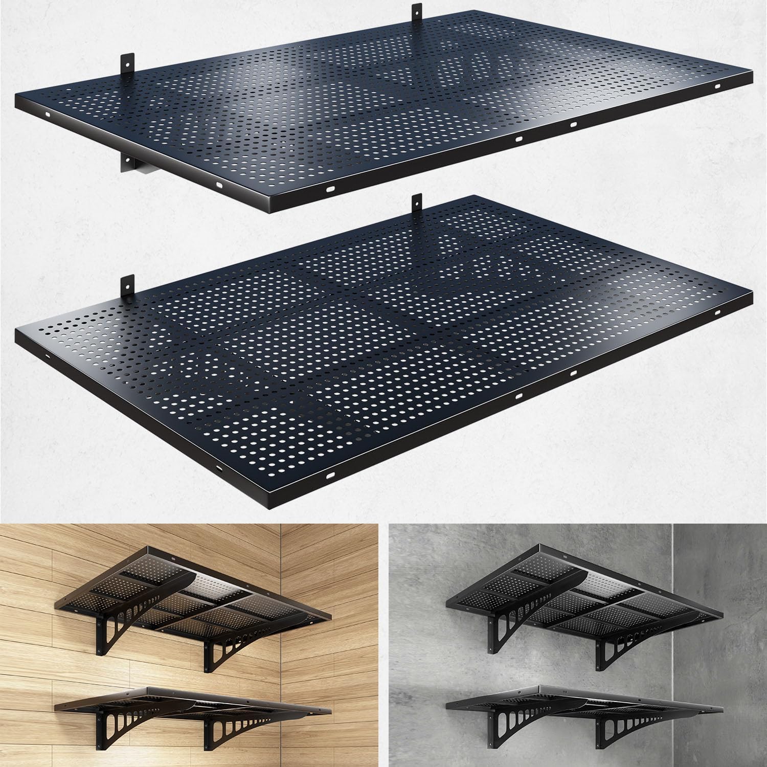 Heavy Duty Garage Wall Shelving for Maximum Storage Capacity