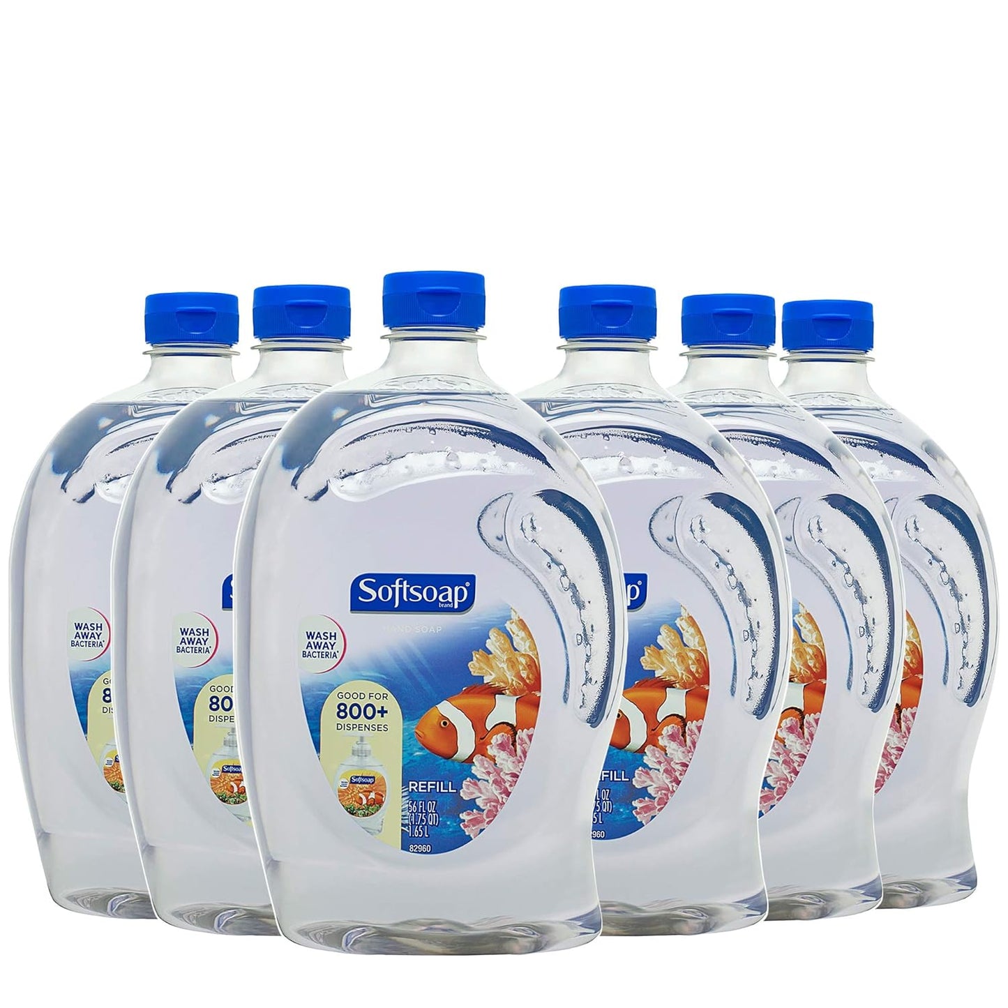 SOFTSOAP Liquid Hand Soap Refill, Aquarium, 56 Ounce Bottle
