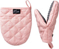 Kisx Pink Silicone Mini Oven Mitts - Heat Resistant Duo