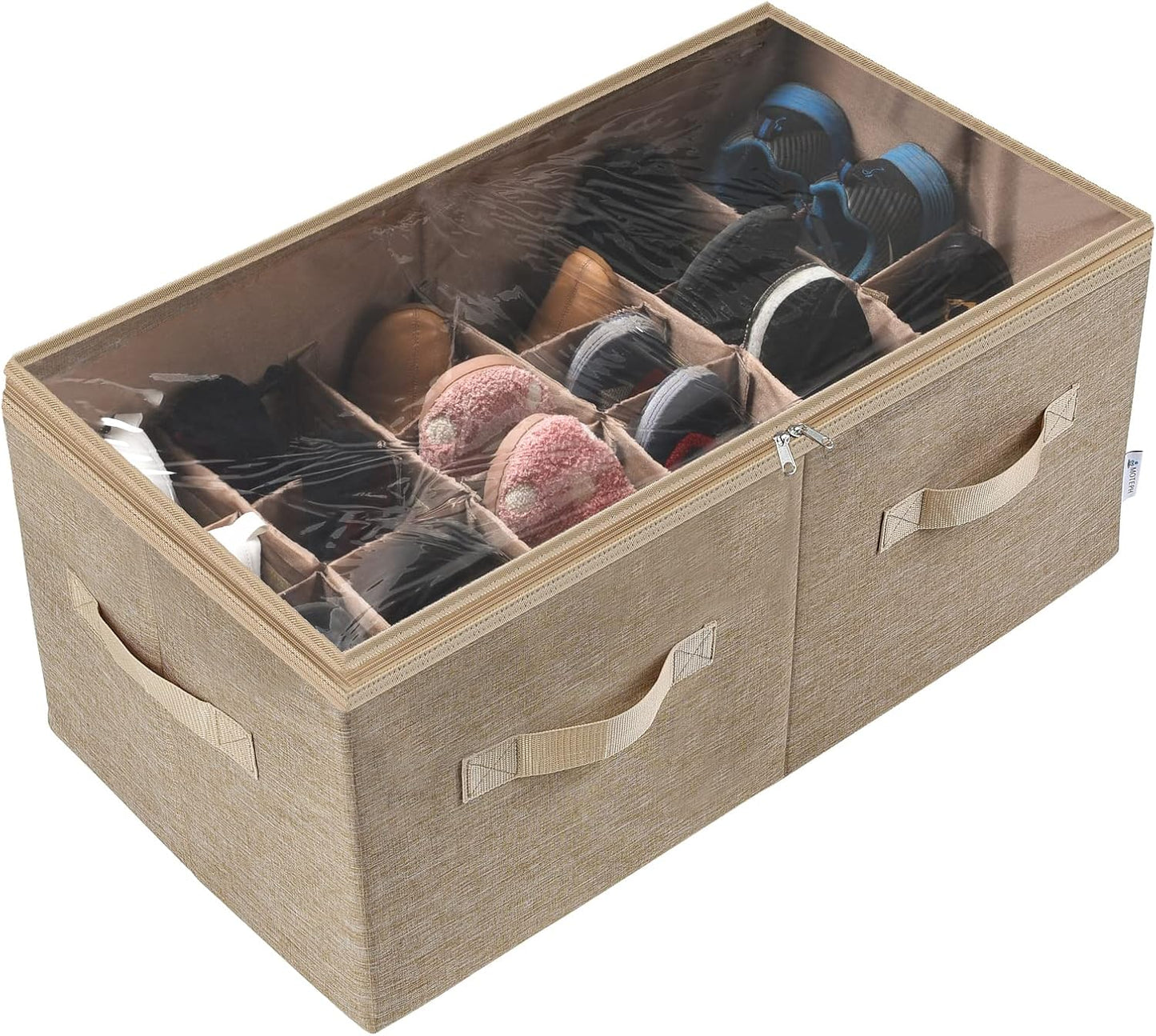 Moteph Shoe Organizer for Closet - Large Storage Solution
