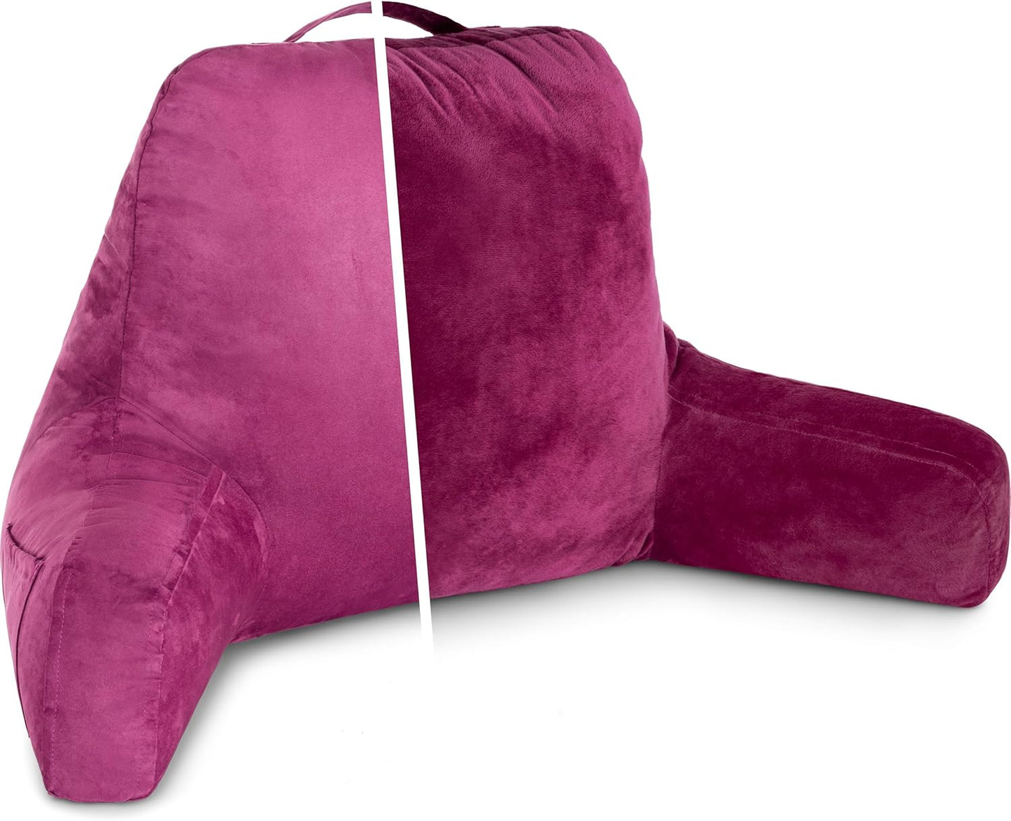 Husband Pillow Bed Rest Chair with Arms for Ultimate Comfort