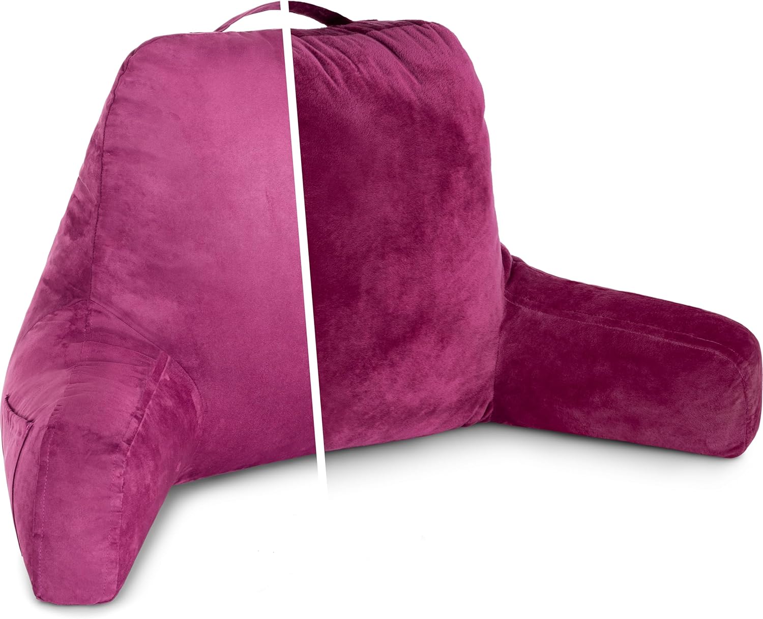 Husband Pillow Bed Rest Chair with Arms for Ultimate Comfort