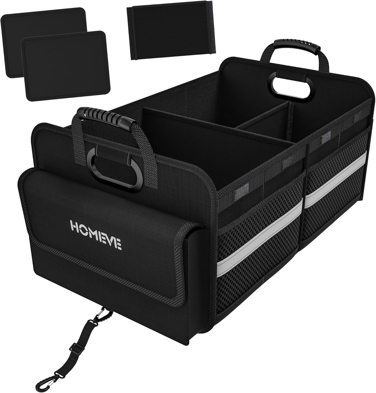 Homeve Trunk Organizer for Car: Durable, Collapsible Storage Box