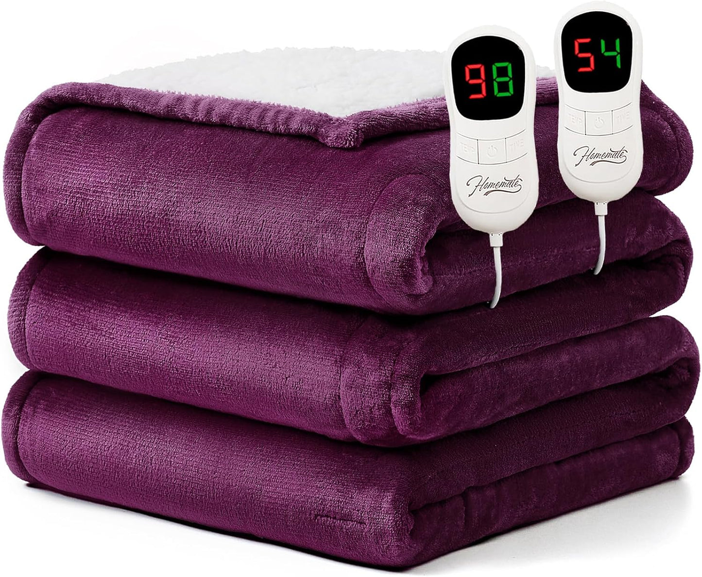 Homemate Electric Heated Blanket King Size for Ultimate Comfort