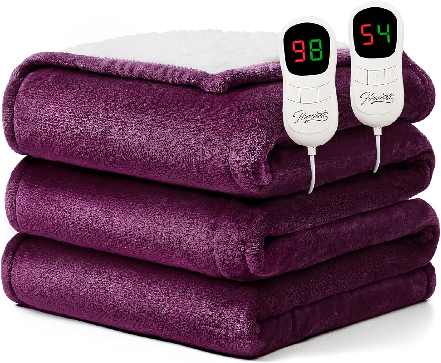 Homemate Electric Heated Blanket King Size for Ultimate Comfort